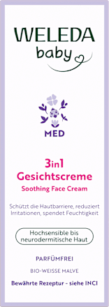 Baby Gesichtscreme Med 3in1 Weisse Malve, 50 ml