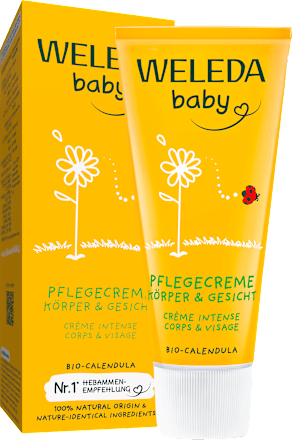 Baby Pflegecreme Körper & Gesicht Calendula, 75 ml