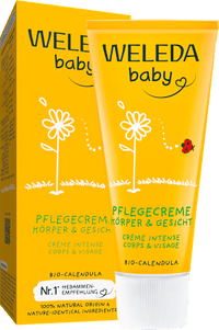 Baby Pflegecreme Körper & Gesicht Calendula, 75 ml