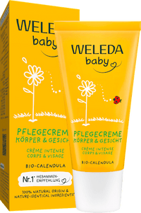 Baby Pflegecreme Körper & Gesicht, Reisegröße, 30 ml