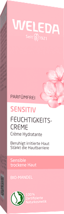 Hydraterende crème gevoelige amandel, 30 ml