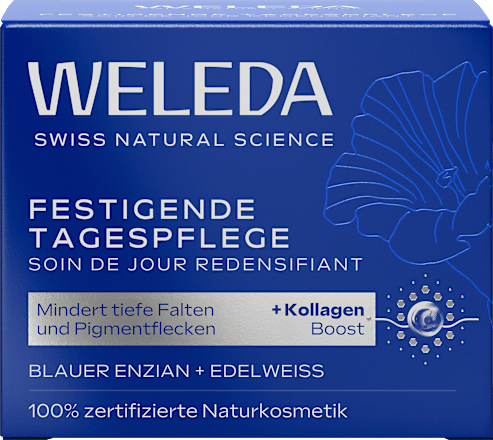 Gesichtscreme festigend blauer Enzian & Edelweiß, 40 ml