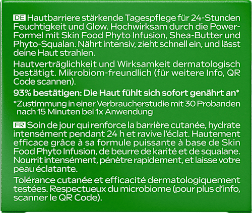 Gesichtscreme Skin Food  Feuchtigkeit & Glow, 40 ml