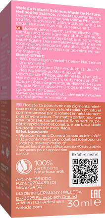 Gesichtsserum Drops Bronzing, 30 ml WELEDA