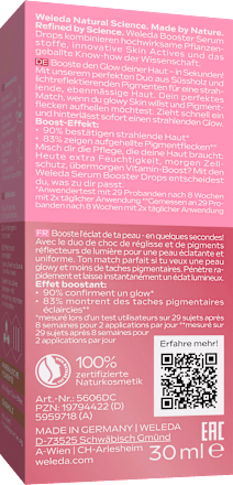 Gezichtsserumdruppels Glow, 30 ml
