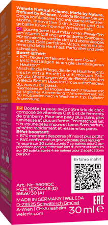 Gesichtsserum Drops Pore Refining, 30 ml WELEDA