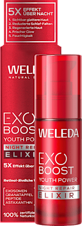 Gesichtsserum Nacht Granatapfel EXO Boost Youth Power Night Repair Elixier, 30 ml