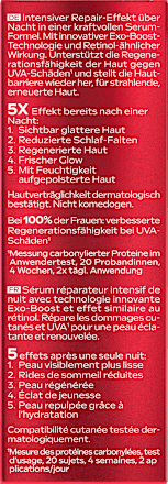 Gesichtsserum Nacht Granatapfel EXO Boost Youth Power Night Repair Elixier, 30 ml