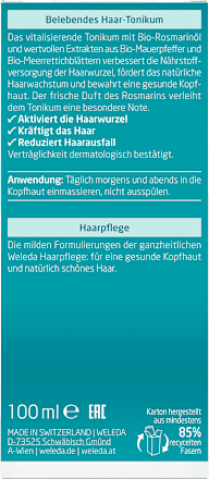 Haartonicum Verkwikkende Rozemarijn Haartonicum, 100 ml