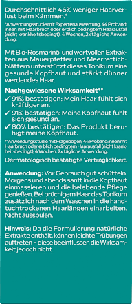 Haar-Tonikum Rosmarin, 100 ml