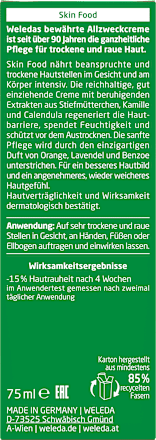 Intensivcreme Skin Food Gesicht & Körper, 75 ml