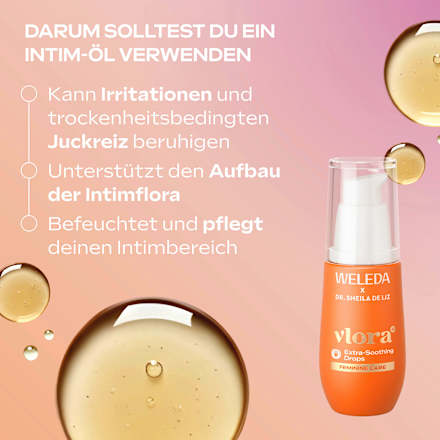 Intimpflege Extra Soothing Drops vlora+, 30 ml