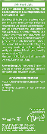 Skin Food Lichte lichaams- en gezichtscrème, 75 ml