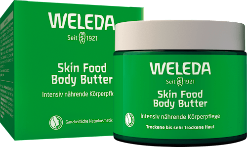 Körperbutter Skin Food im Glastiegel, 150 ml