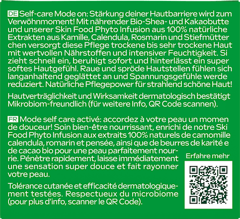 Bodybutter Skin Food in een glazen pot, 150 ml
