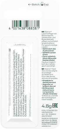 Everon lippenbalsem, 4,8 g
