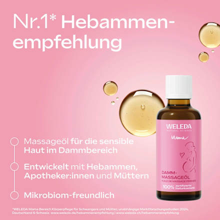 Damm Massageöl Mama, 50 ml