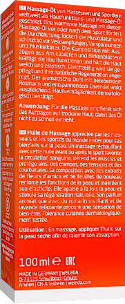 Arnica massageolie, 100 ml