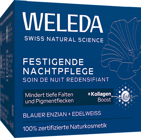 Verstevigende nachtcrème Blauwe Gentiaan &amp; Edelweiss, 40 ml
