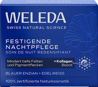 Nachtcreme festigend blauer Enzian & Edelweiß, 40 ml