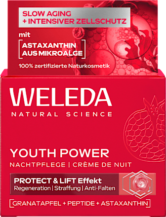 Nachtcreme Granatapfel Youth Power, 40 ml