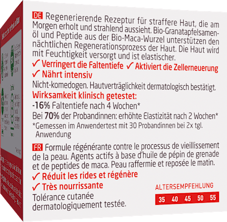 Verstevigende nachtcrème met granaatappel en maca-peptiden, 40 ml