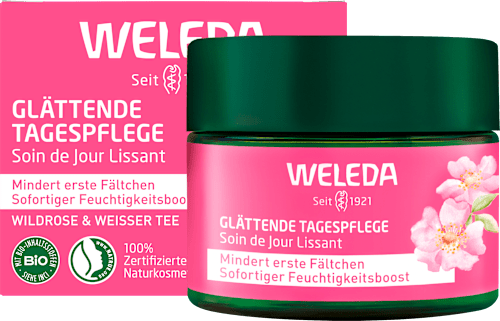 Tagescreme glättend Wildrose, 40 ml