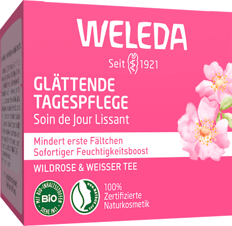 Dagcrème Gladmakende Wilde Roos, 40 ml