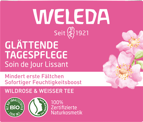 Tagescreme glättend Wildrose, 40 ml