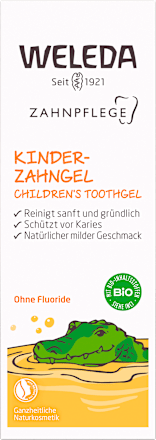 Zahnpasta Gel Kinder fluoridfrei, 50 ml