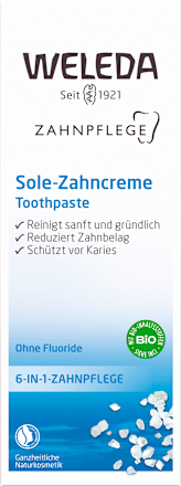 Tandpasta Sole fluoridevrij, 75 ml