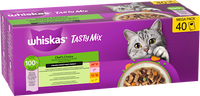 Nat kattenvoer Chef's Choice in saus, Tasty Mix Megapack (40 x 85 g), 3,4 kg