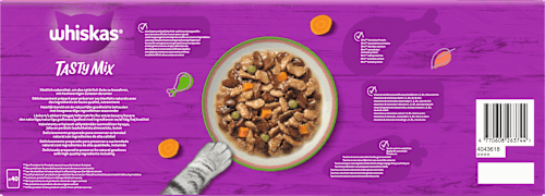 Nat kattenvoer Chef's Choice in saus, Tasty Mix Megapack (40 x 85 g), 3,4 kg