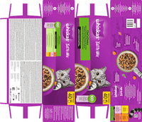 Nat kattenvoer Chef's Choice in saus, Tasty Mix Megapack (40 x 85 g), 3,4 kg