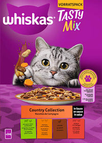 Nat kattenvoer Country Collection in saus, Tasty Mix Multipack (24 x 85 g), 2,04 kg