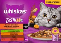 Nat kattenvoer Country Collection in saus, Tasty Mix Multipack (24 x 85 g), 2,04 kg