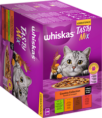 Nat kattenvoer Country Collection in saus, Tasty Mix Multipack (24 x 85 g), 2,04 kg