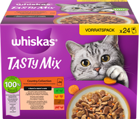 Nat kattenvoer Country Collection in saus, Tasty Mix Multipack (24 x 85 g), 2,04 kg