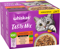 Nat kattenvoer Country Collection in saus, Tasty Mix Multipack (24 x 85 g), 2,04 kg