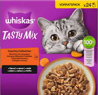 Nat kattenvoer Country Collection in saus, Tasty Mix Multipack (24 x 85 g), 2,04 kg