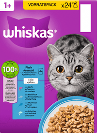 Nat kattenvoer visselectie in gelei, multipack (24 x 85 g), 2,04 kg
