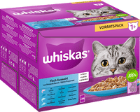 Nat kattenvoer visselectie in gelei, multipack (24 x 85 g), 2,04 kg