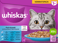 Nat kattenvoer visselectie in gelei, multipack (24 x 85 g), 2,04 kg