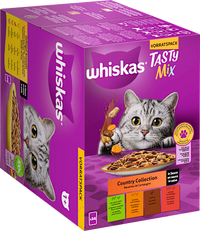 Nassfutter Katze Geflügel Auswahl in Sauce, Adult 1+ Multipack (24x85 g), 2,04 kg Whiskas