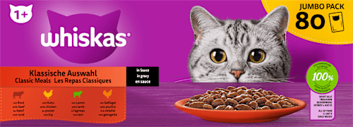 Nat kattenvoer, Classic Selection in saus, Jumpopack (80 x 85 g), 6,8 kg