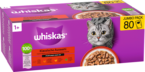 Nat kattenvoer, Classic Selection in saus, Jumpopack (80 x 85 g), 6,8 kg