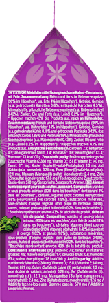 Nassfutter Katze mit Ente & Hühnerleber in Gelee, Multipack (6x50 g), 300 g