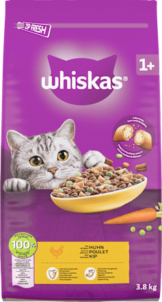 Droog kattenvoer met kip, Adult 1+, 3,8 kg