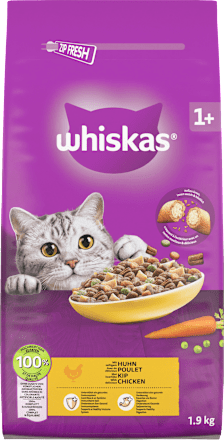 Droog kattenvoer met kip, Adult 1+, 1,9 kg