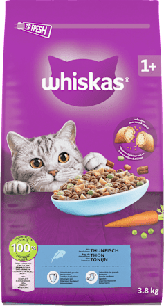Droog kattenvoer met tonijn, Adult 1+, 3,8 kg